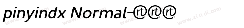 pinyindx Normal字体转换